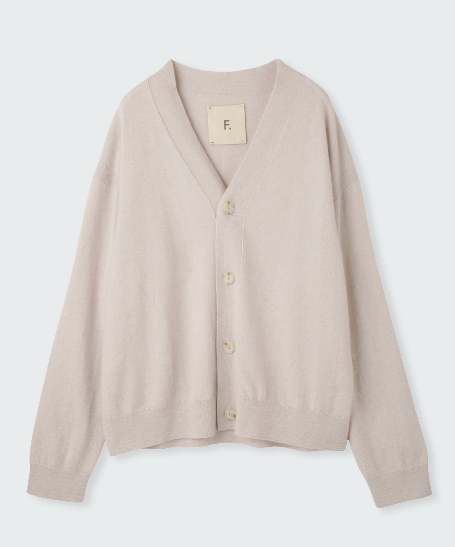 カシミヤVネックカーディガン – FACE SANS FARD
