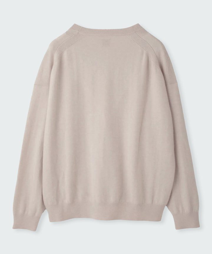 シンプルカシミヤニット