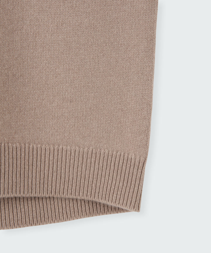 ハーフスリーブカシミヤニット