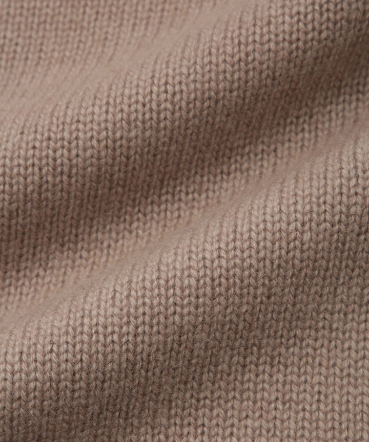 ハーフスリーブカシミヤニット