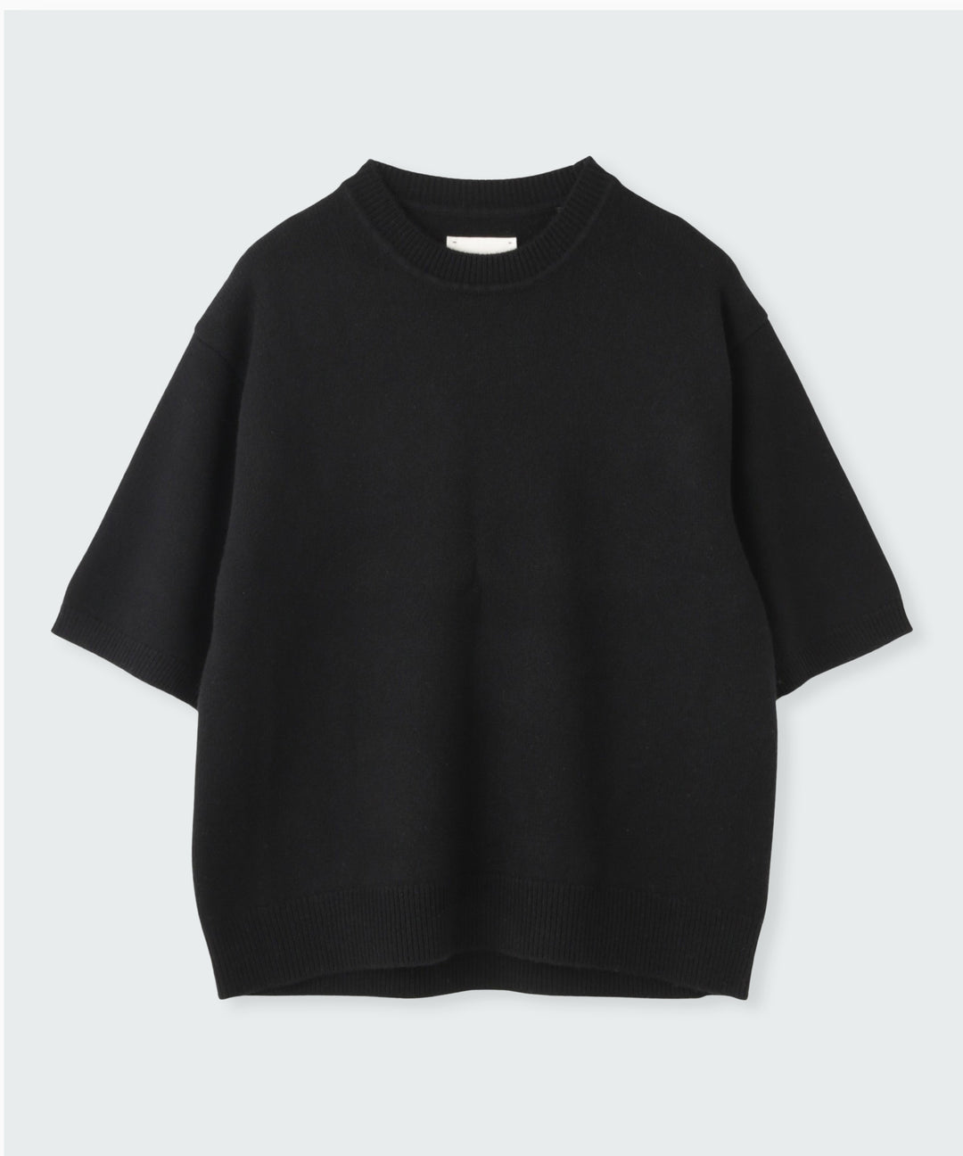 ハーフスリーブカシミヤニット
