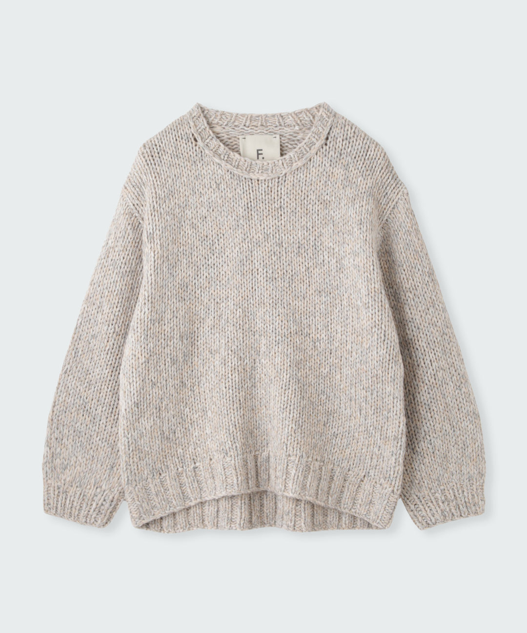 ローゲージボリュームニット