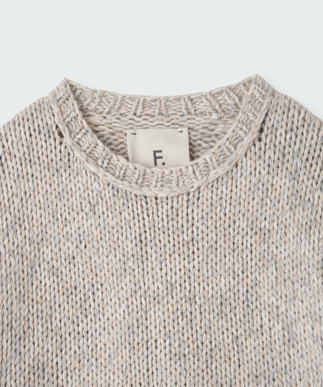 ローゲージボリュームニット