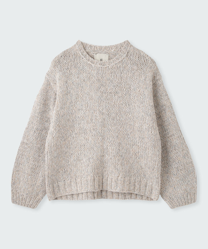 ローゲージボリュームニット