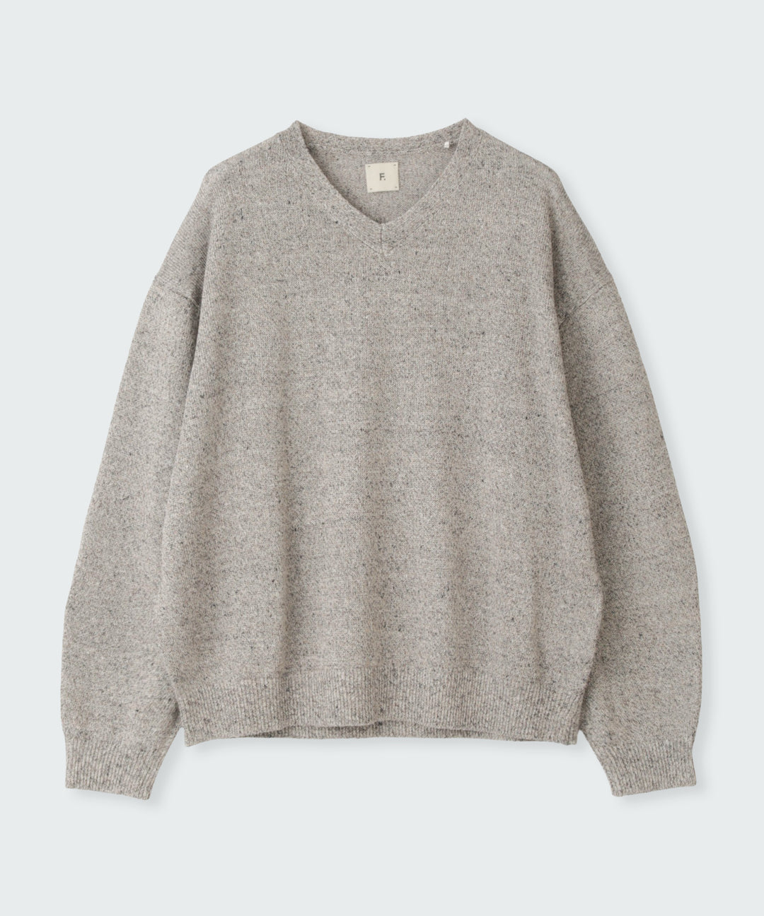 Mixed Linen Knit Pullover