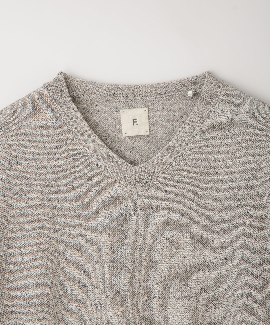 Mixed Linen Knit Pullover