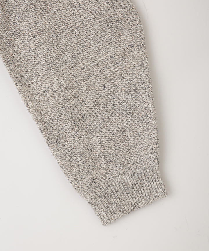 Mixed Linen Knit Pullover