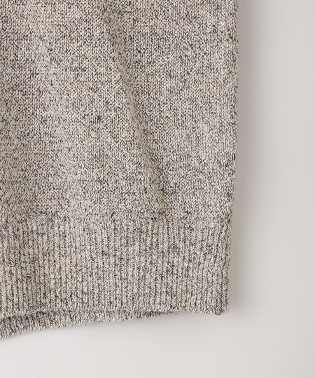 Mixed Linen Knit Pullover