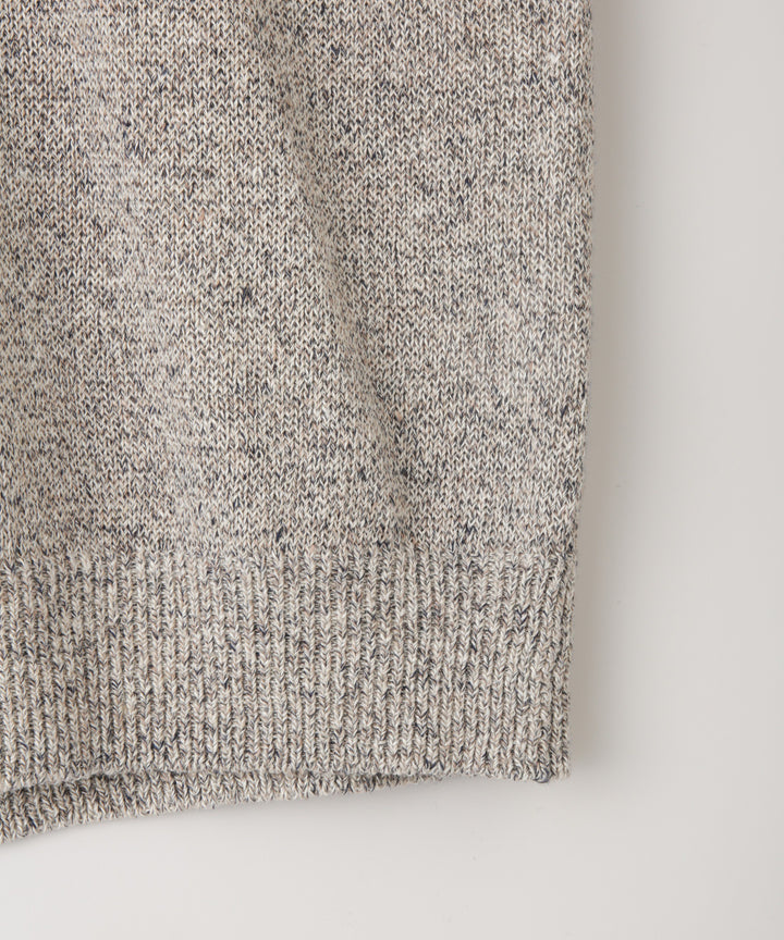 Mixed Linen Knit Pullover