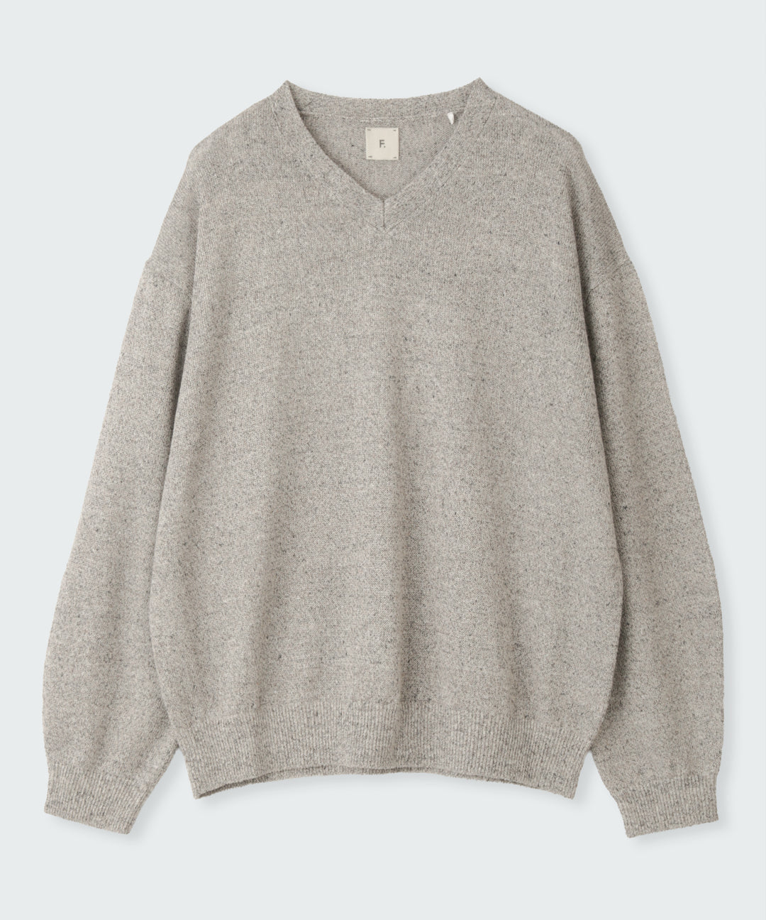 Mixed Linen Knit Pullover