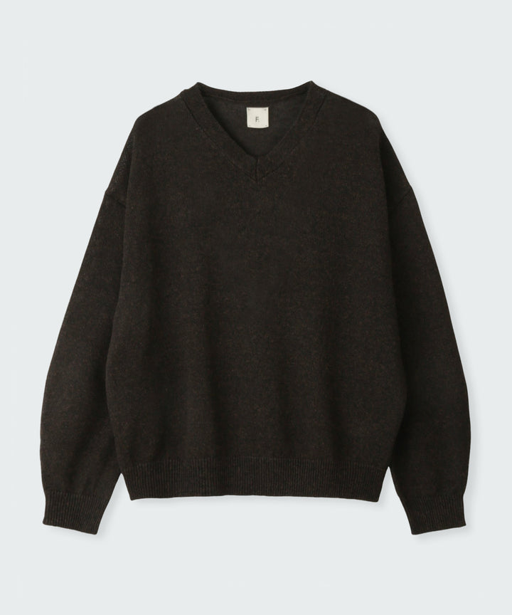 Mixed Linen Knit Pullover