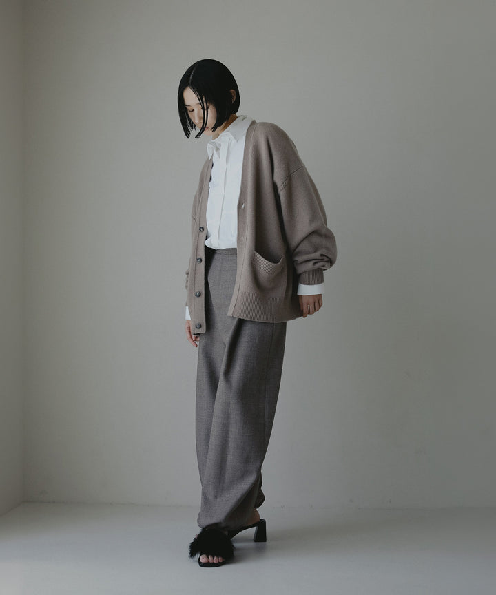 カシミヤニットカーディガン