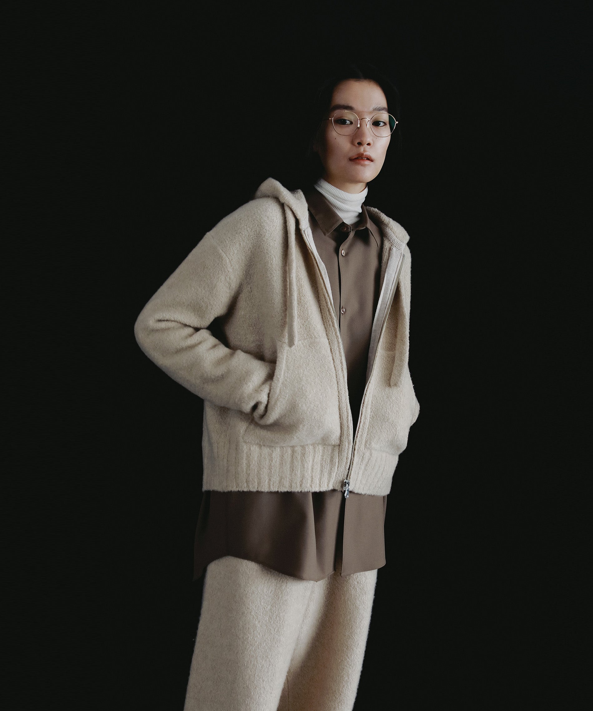 シアーリブタートルトップス – FACE SANS FARD
