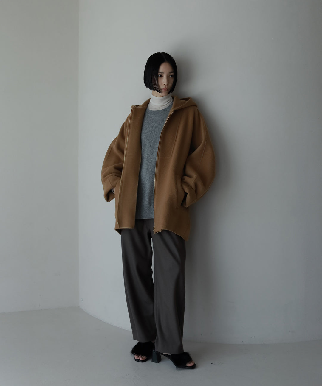 ファインメリノダブルビーバージャケット