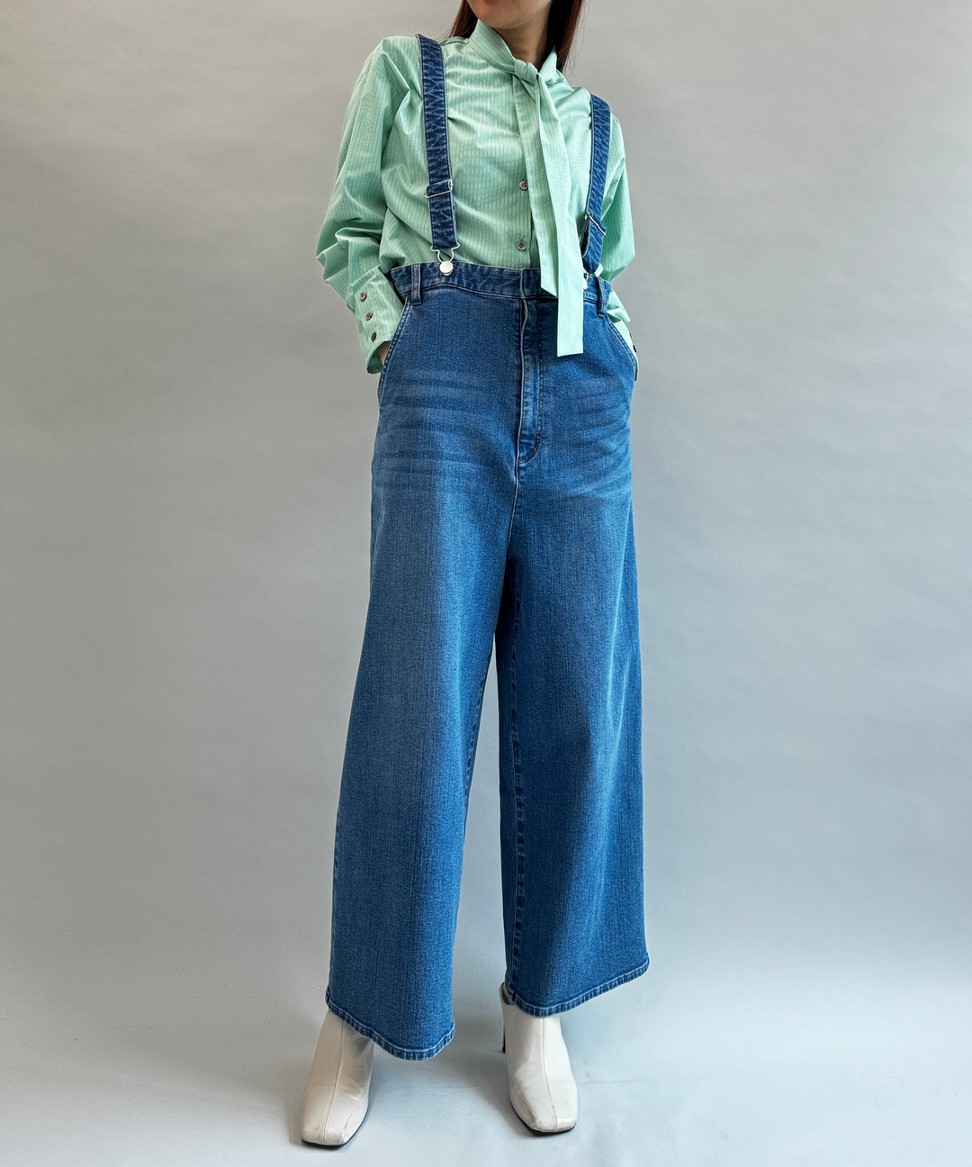 サスペンダーデニムパンツ – FACE SANS FARD サスペンダーデニムパンツ – FACE SANS FARD