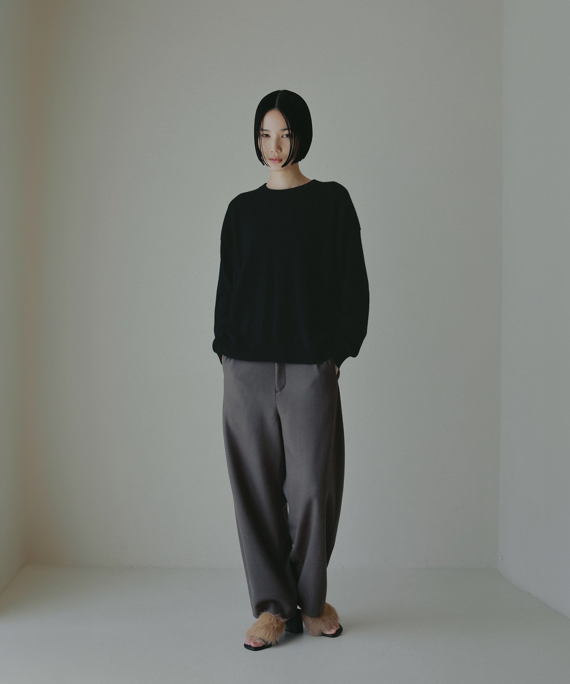 シンプルカシミヤニット – FACE SANS FARD
