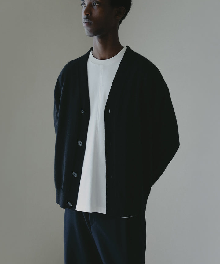 カシミヤVネックカーディガン