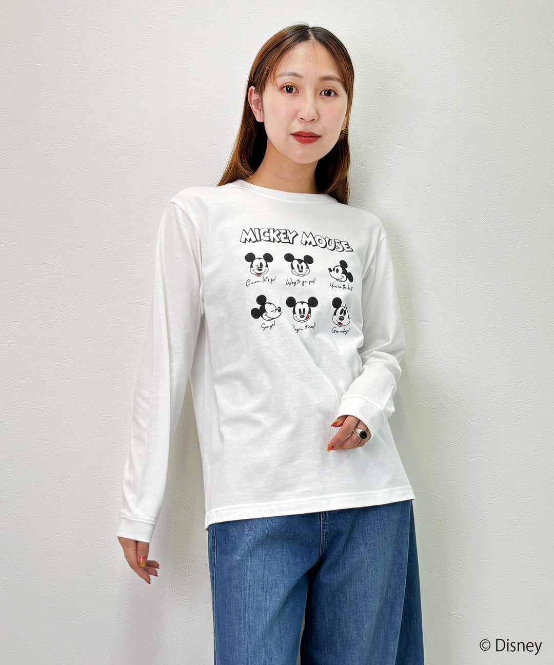 Disney（ディズニー）ミッキーデザインロンT