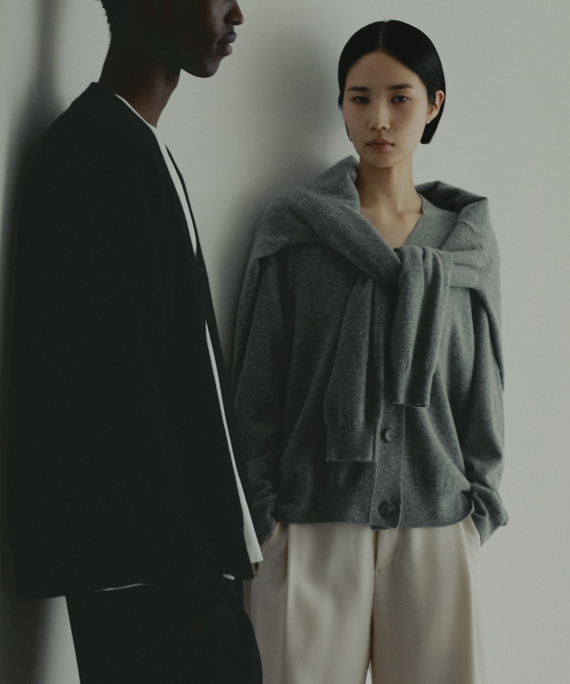 かーこ ☆ファビアナフィリッピ 襟付きカーディガン　シルク混　カシミヤ混 FABIANA FILIPPI 快適さとサステナビリティを追求した 最高級の