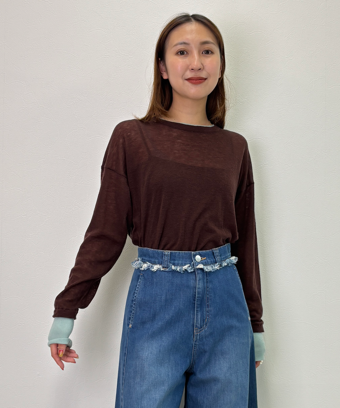 バイカラーハイゲージニット – FACE SANS FARD バイカラーハイゲージニット – FACE SANS FARD