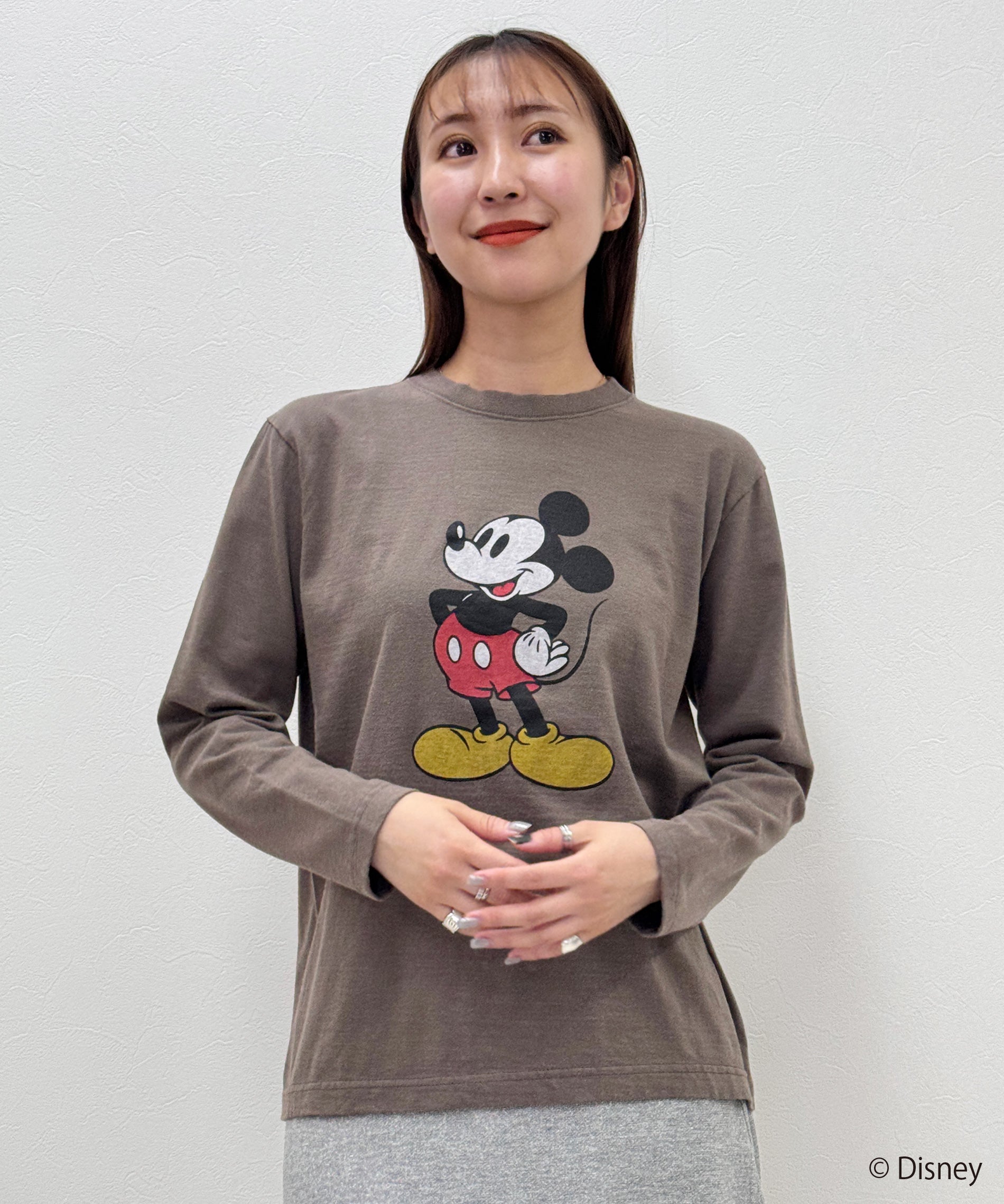 Disney（ディズニー）ミッキー/ロングスリーブTシャツ – FACE