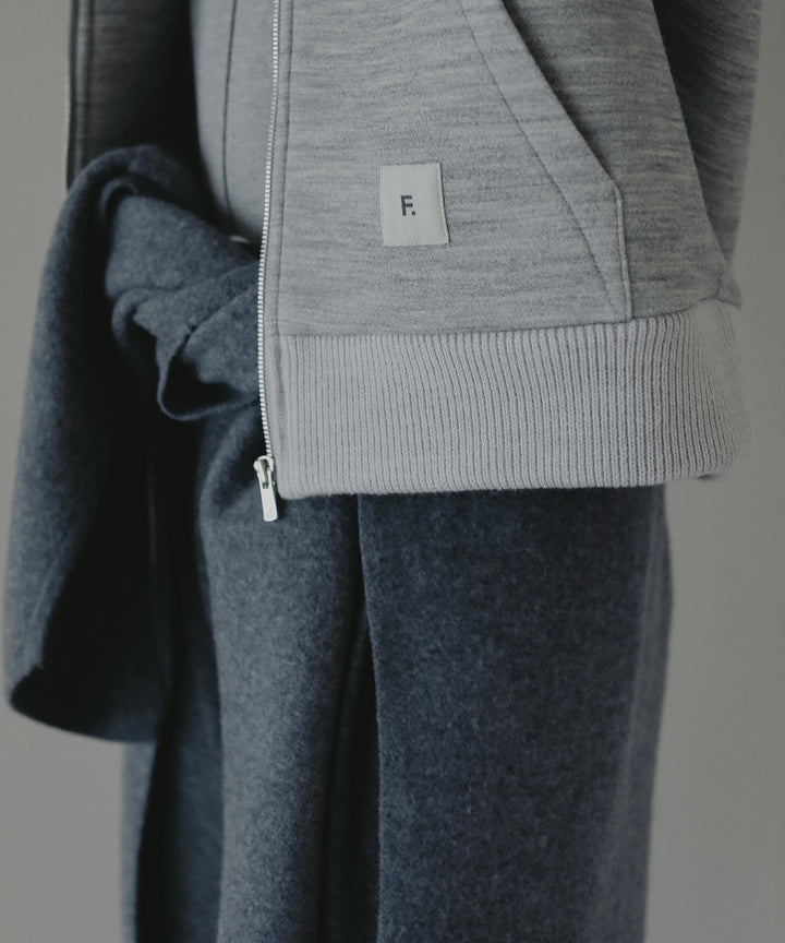 ダブルニットパーカー