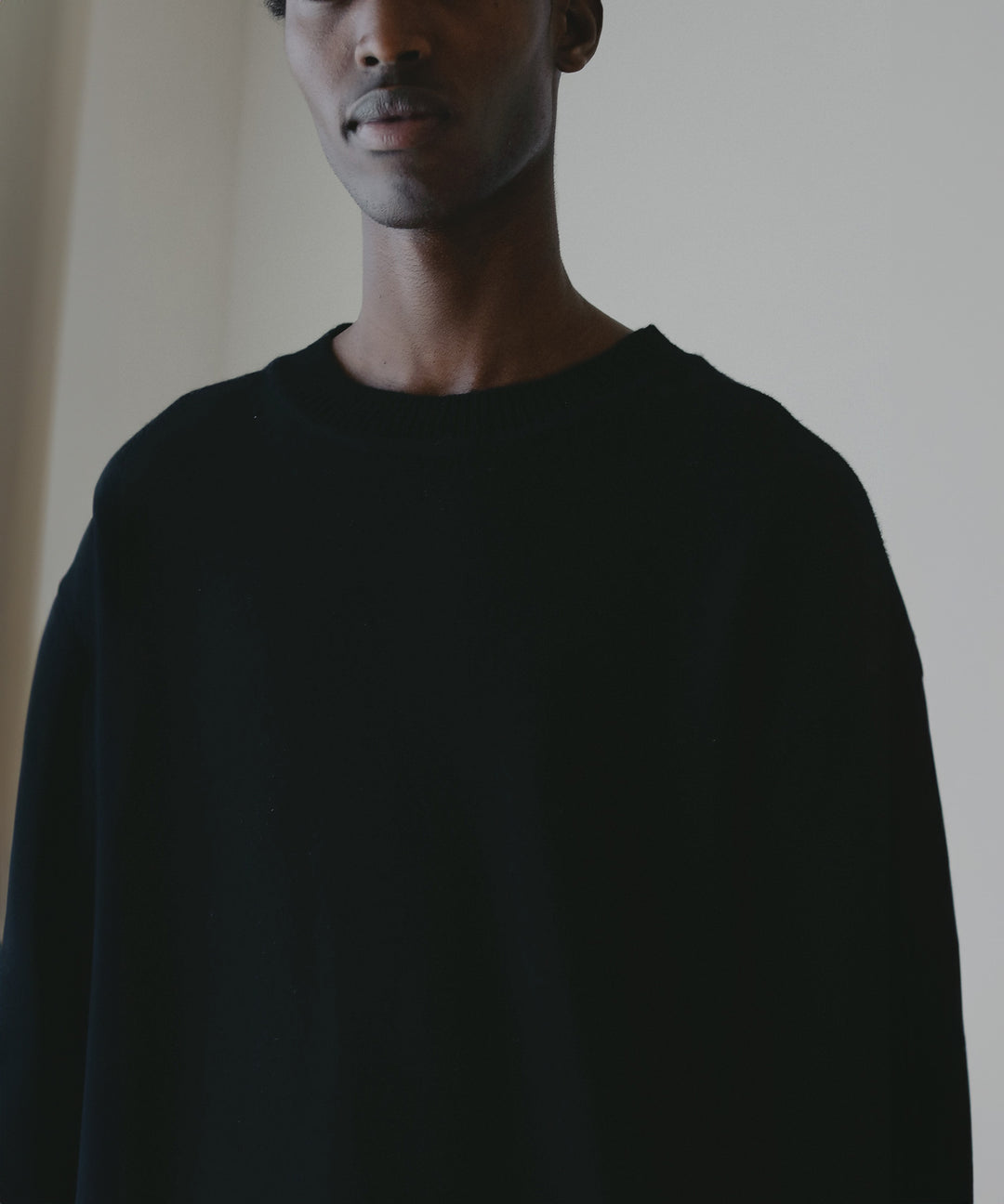 ハーフスリーブカシミヤニット