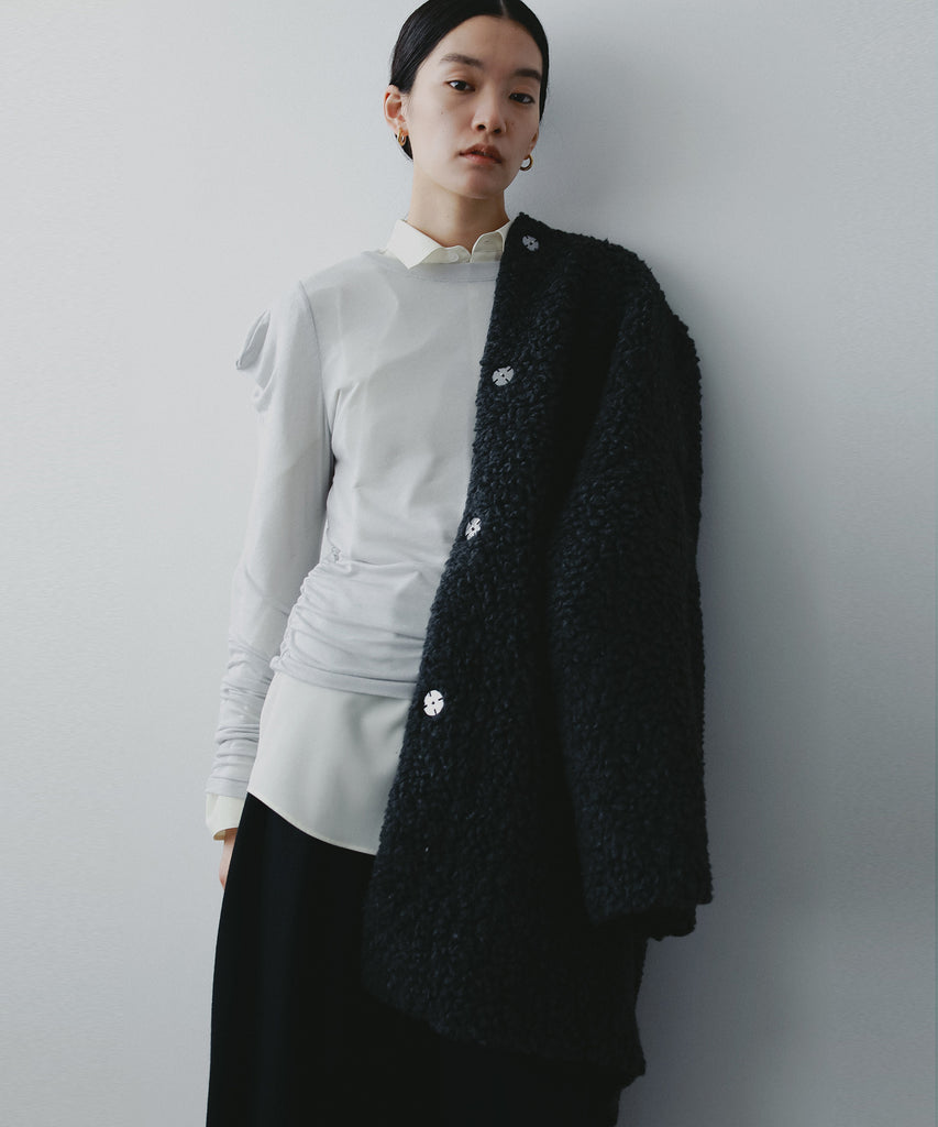 スライバーボアコート – FACE SANS FARD