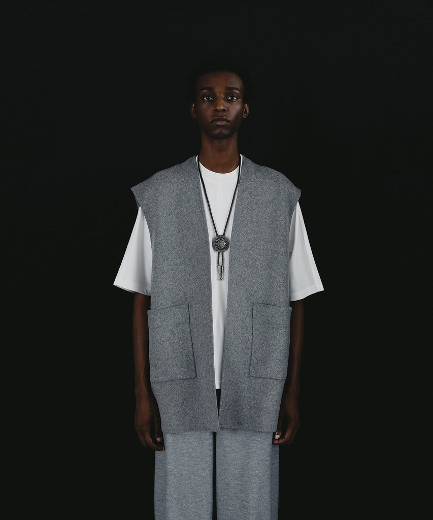 twoness × midorikawa パブベスト ダブルフェイスビーバーポケットベスト – FACE SANS FARD