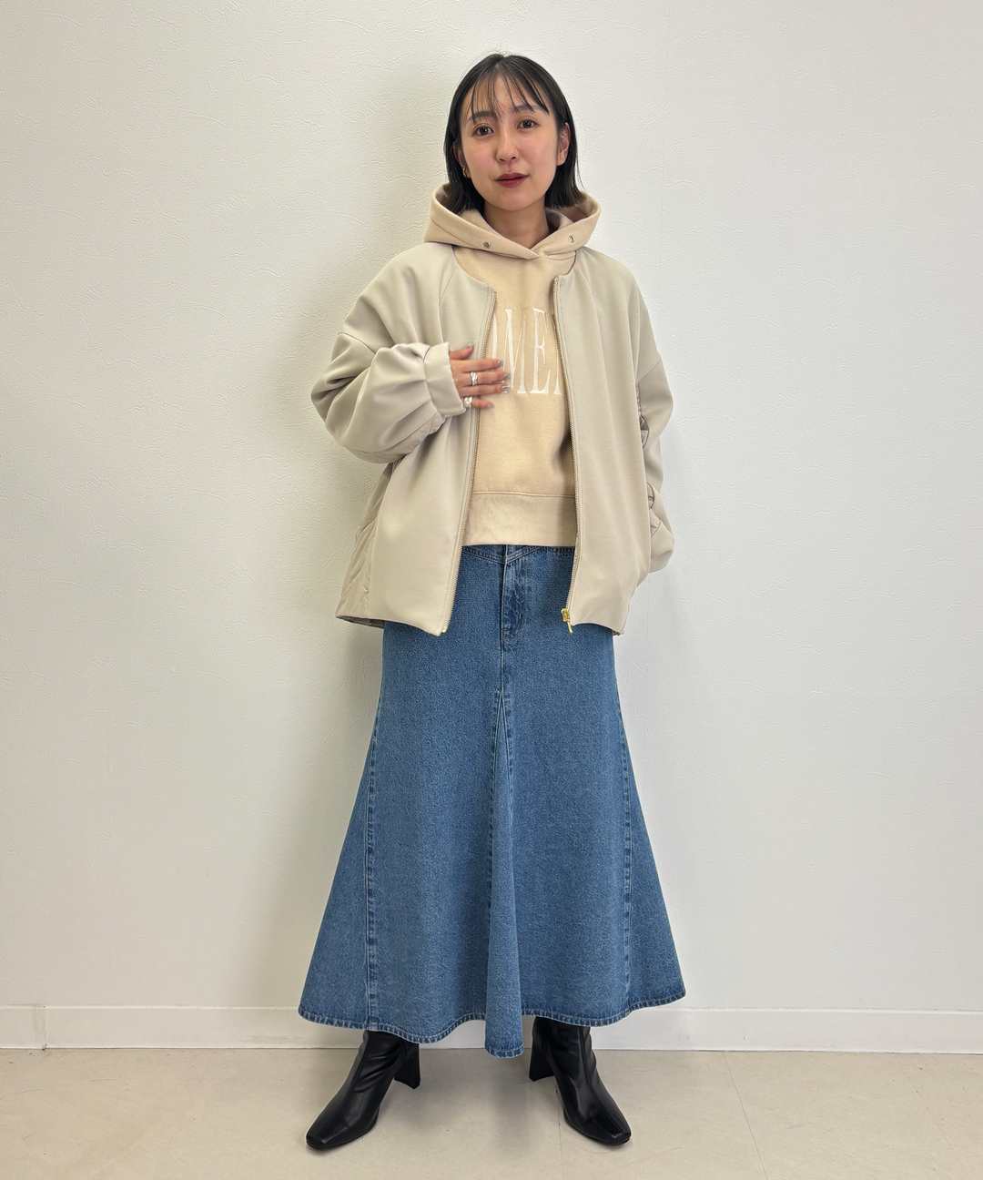 デニムマーメイドスカート