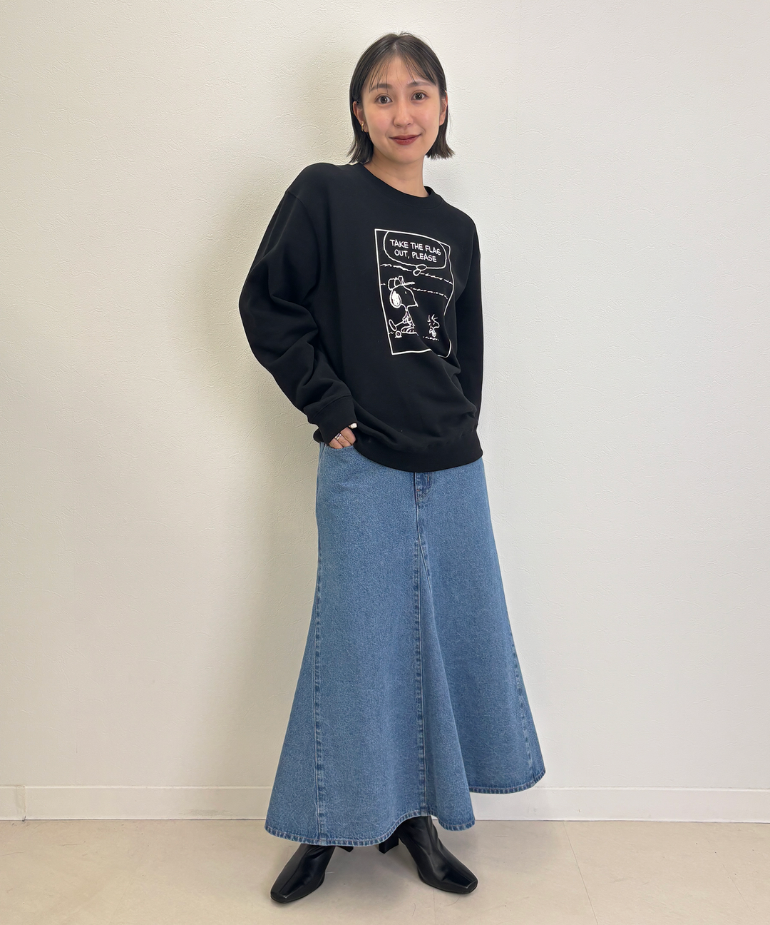 デニムマーメイドスカート