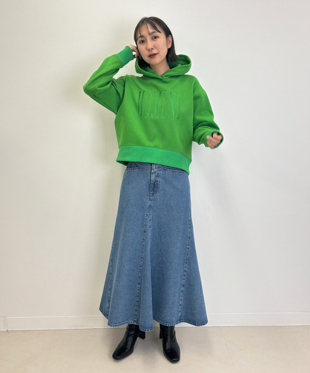 デニムマーメイドスカート