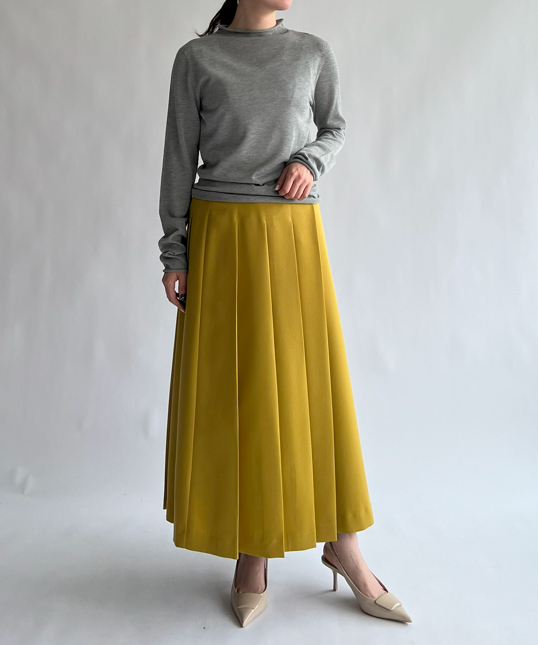 アシンメトリータックスカート – FACE SANS FARD アシンメトリータックスカート – FACE SANS FARD