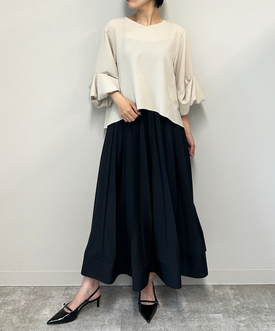 アコーディオンプリーツスカート