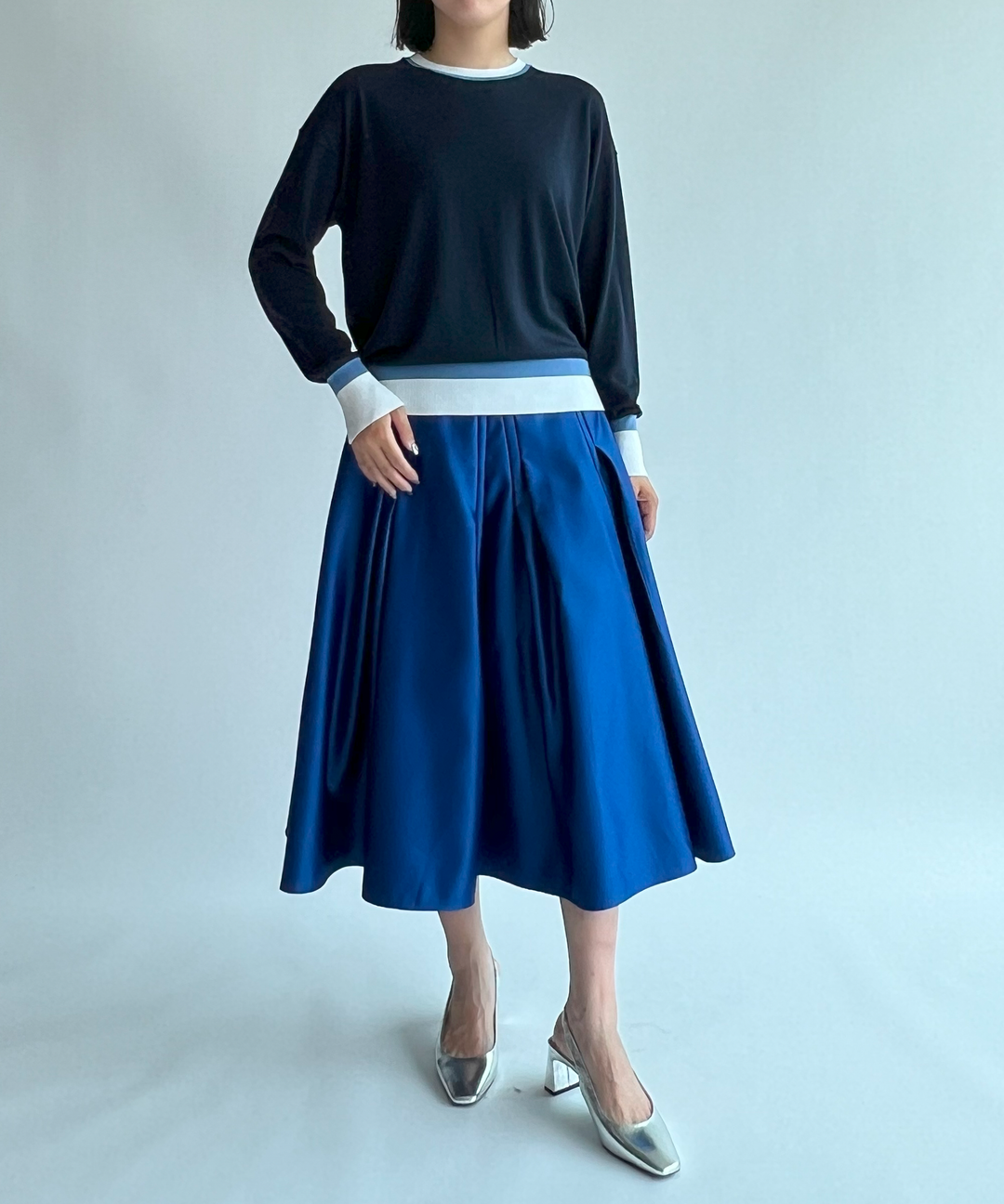 バイカラーハイゲージニット – FACE SANS FARD バイカラーハイゲージニット – FACE SANS FARD