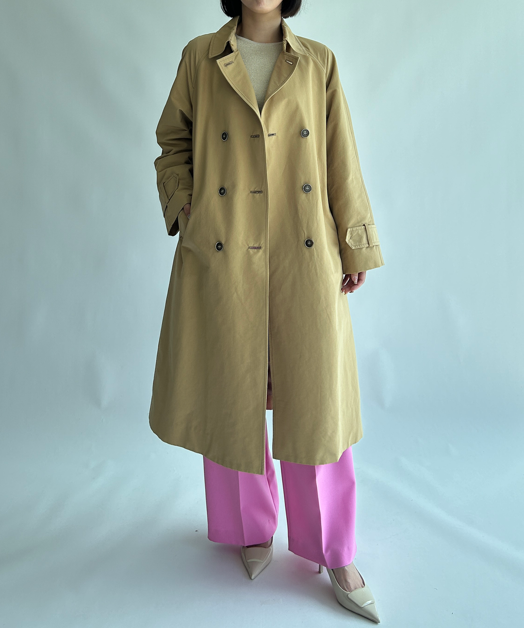 ベーシックトレンチコート – FACE SANS FARD ベーシックトレンチコート – FACE SANS FARD