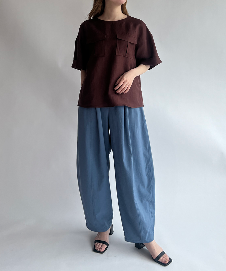 カーヴィーワイドパンツ