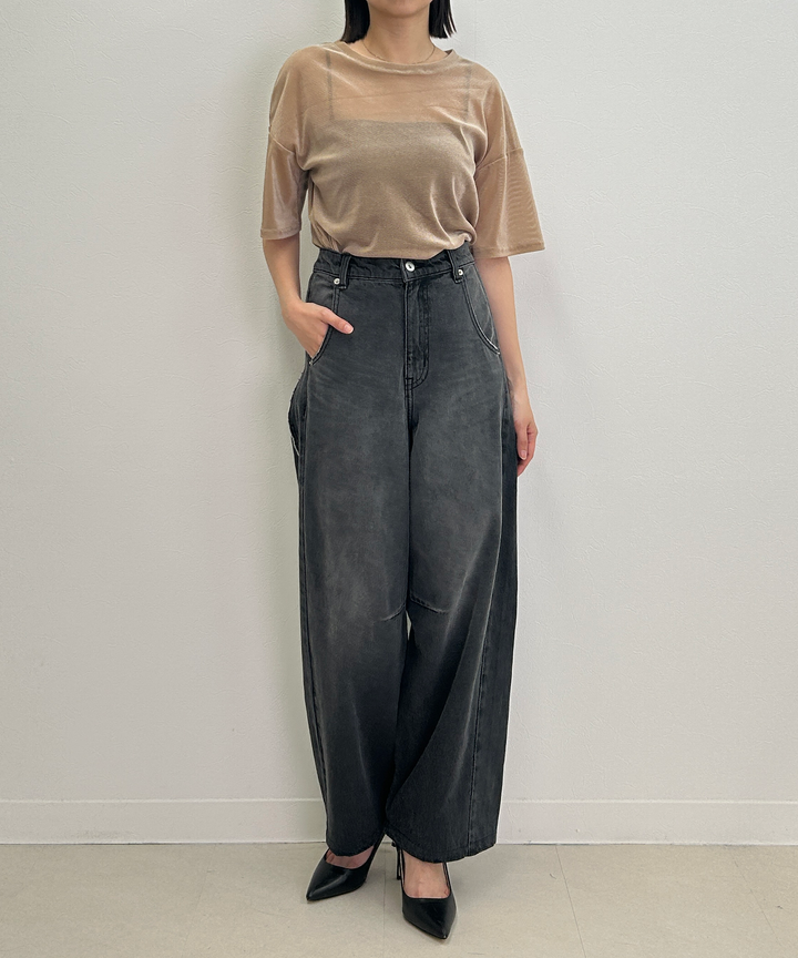 メッシュベロアTシャツ