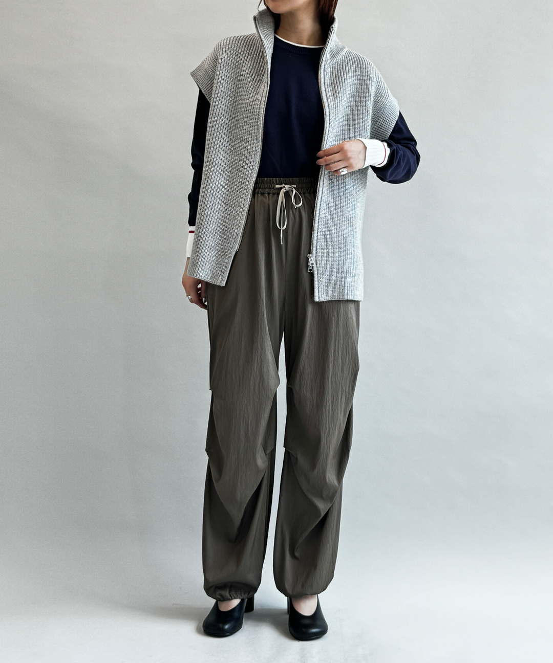 ロングハイネックジレ – FACE SANS FARD ロングハイネックジレ – FACE SANS FARD