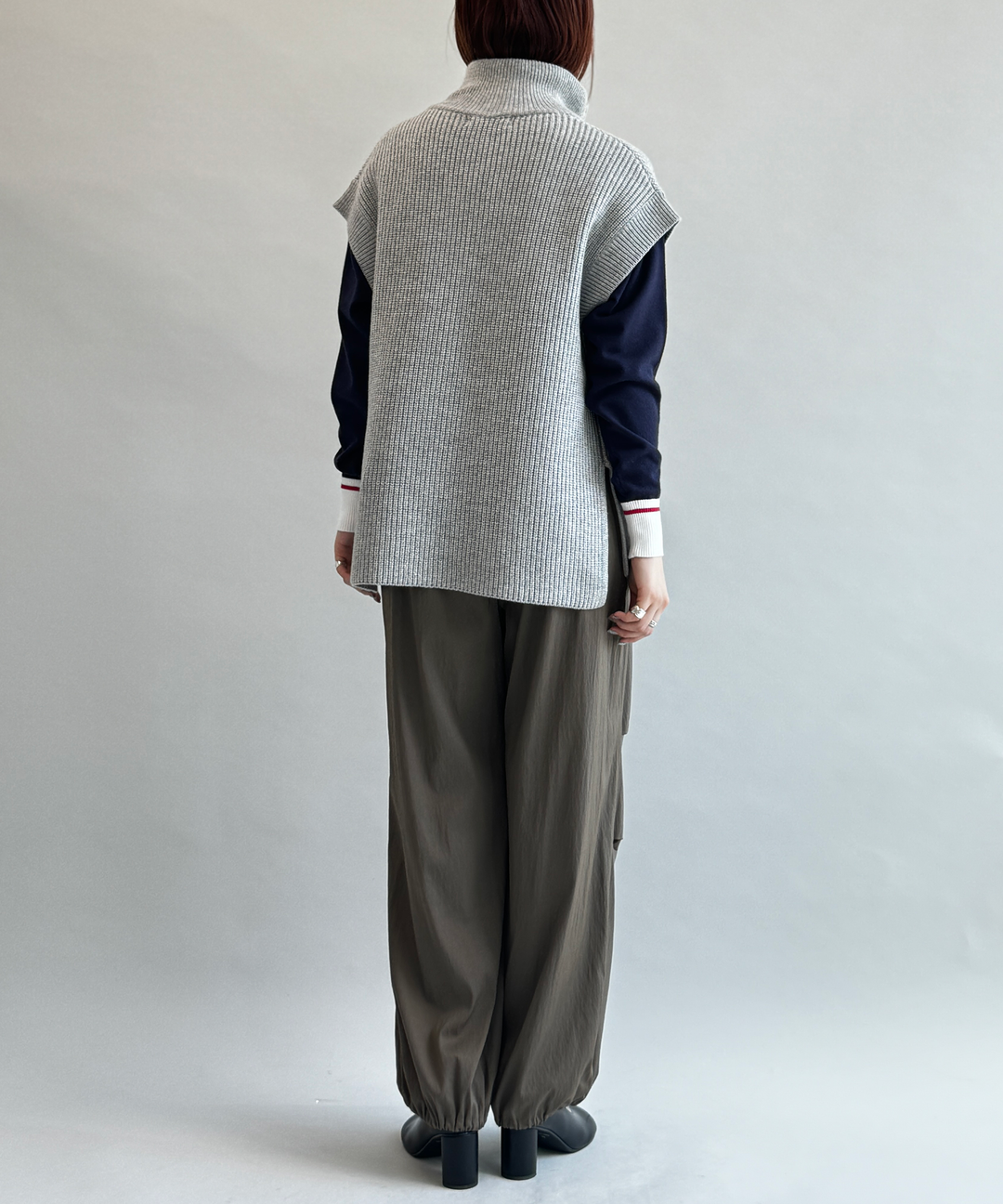 ロングハイネックジレ – FACE SANS FARD ロングハイネックジレ – FACE SANS FARD