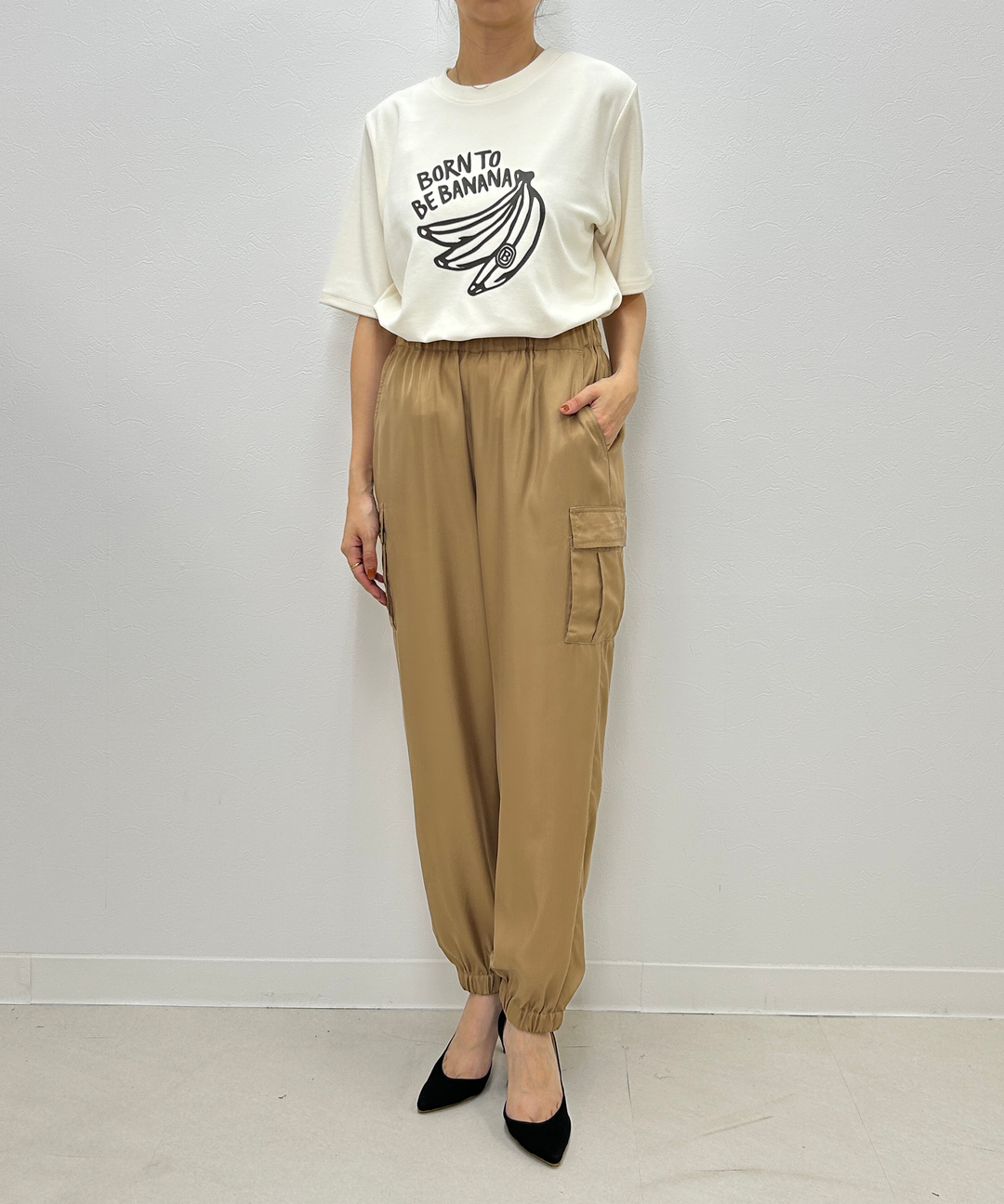 バナナプリント Tシャツ