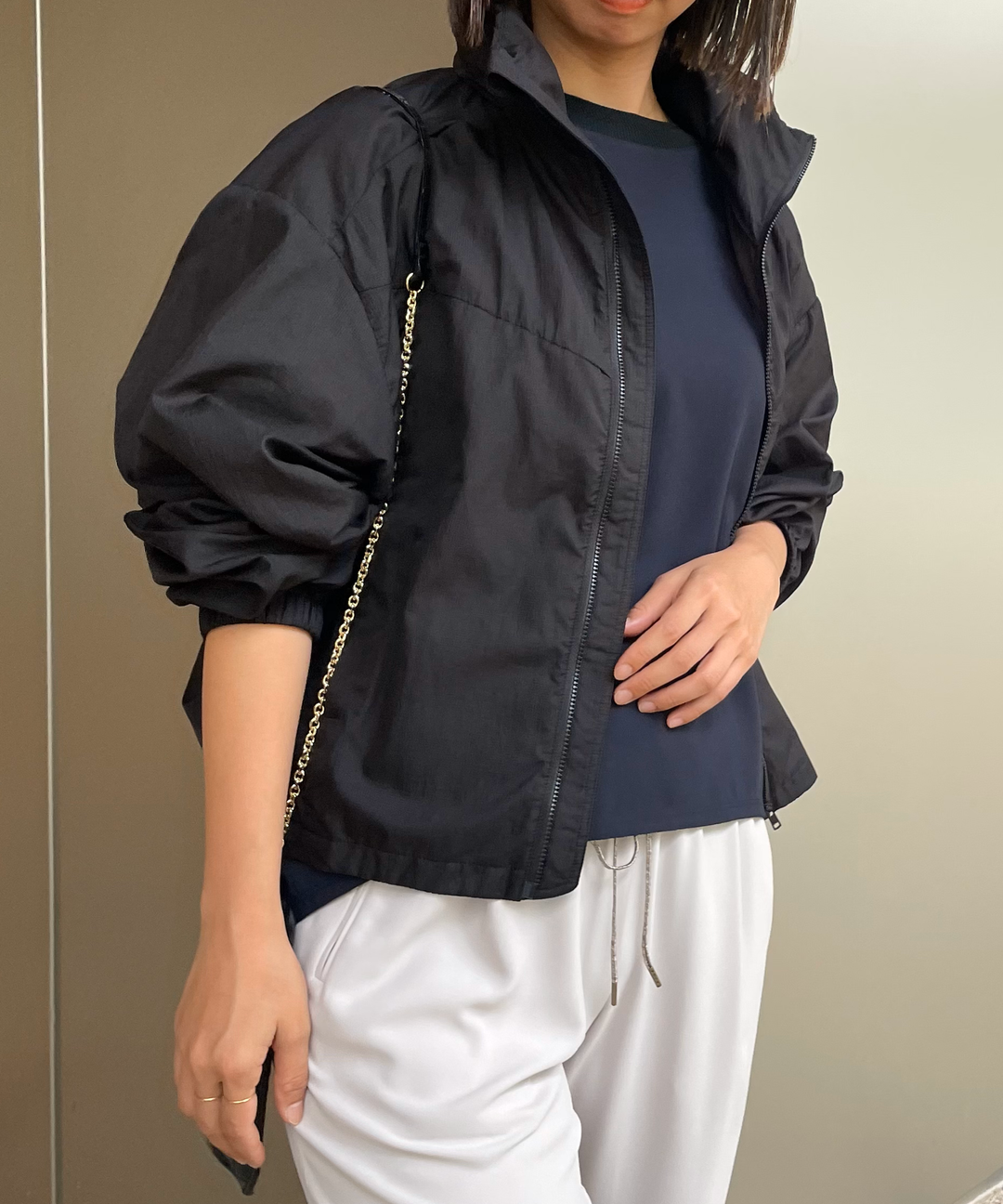 スタンドカラーブルゾン – FACE SANS FARD スタンドカラーブルゾン – FACE SANS FARD