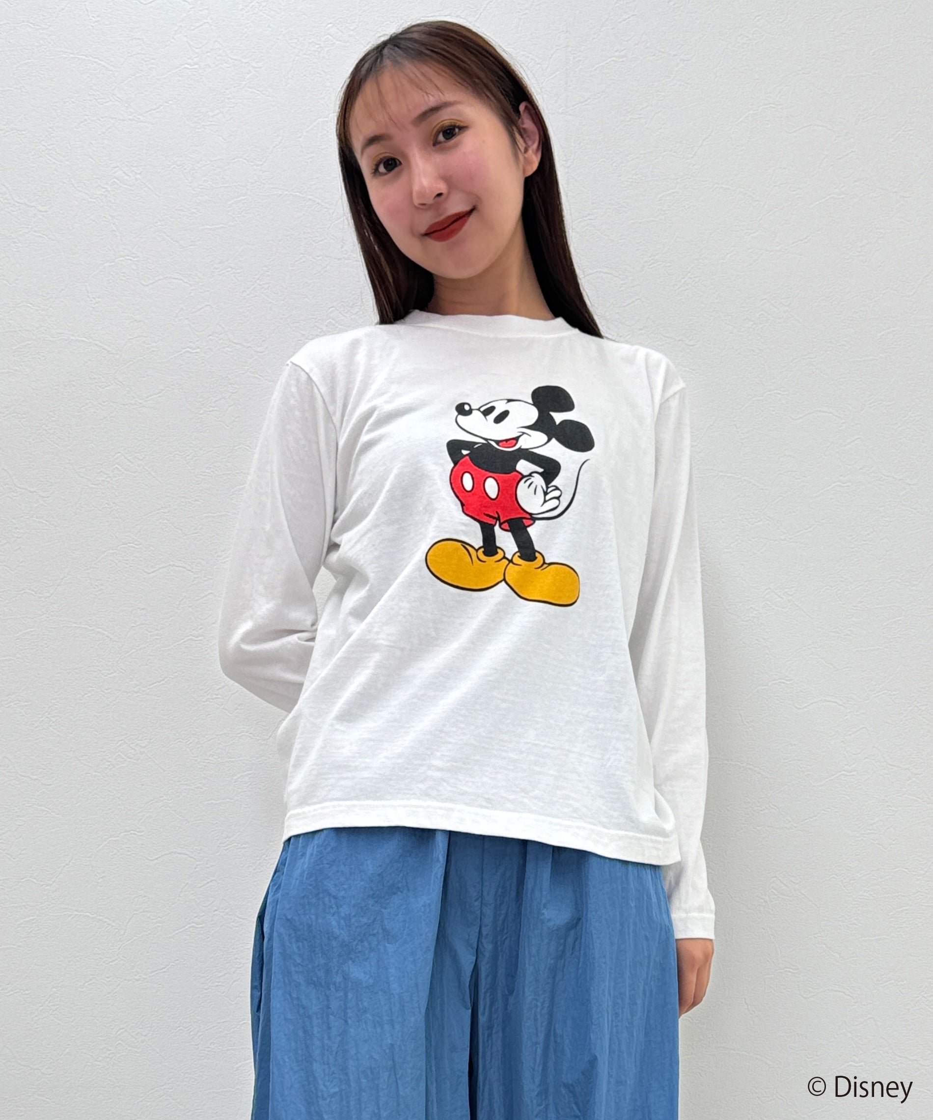 Disney（ディズニー）ミッキー/ロングスリーブTシャツ – FACE
