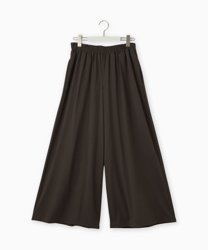 ナイロントリコットワイドパンツ