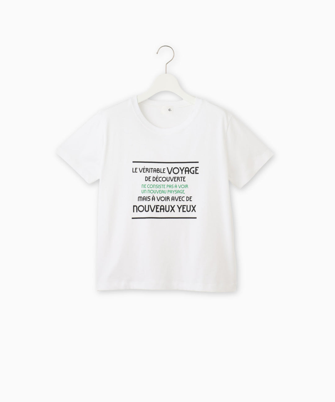 綿天竺プリントTシャツ