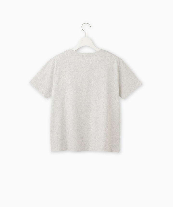 綿天竺プリントTシャツ
