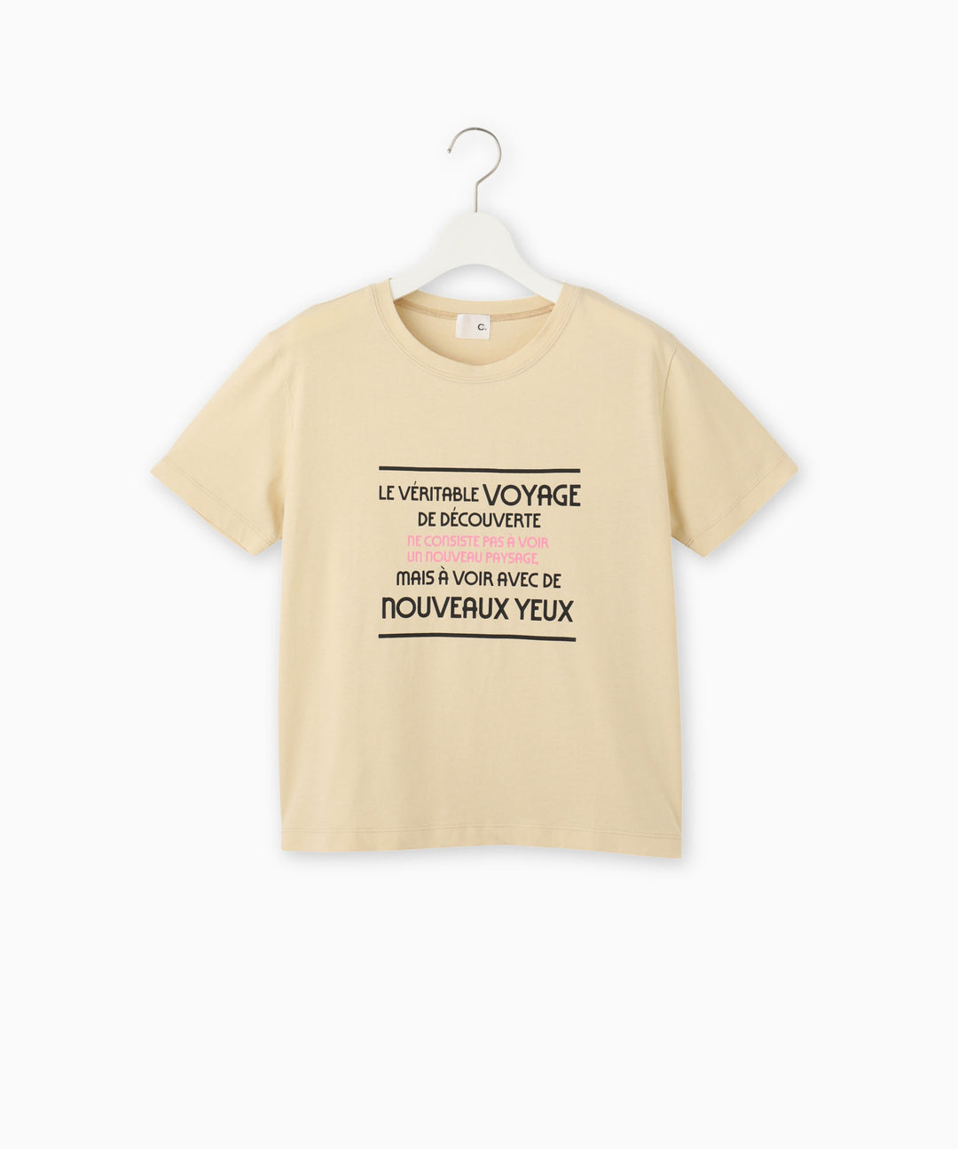 綿天竺プリントTシャツ