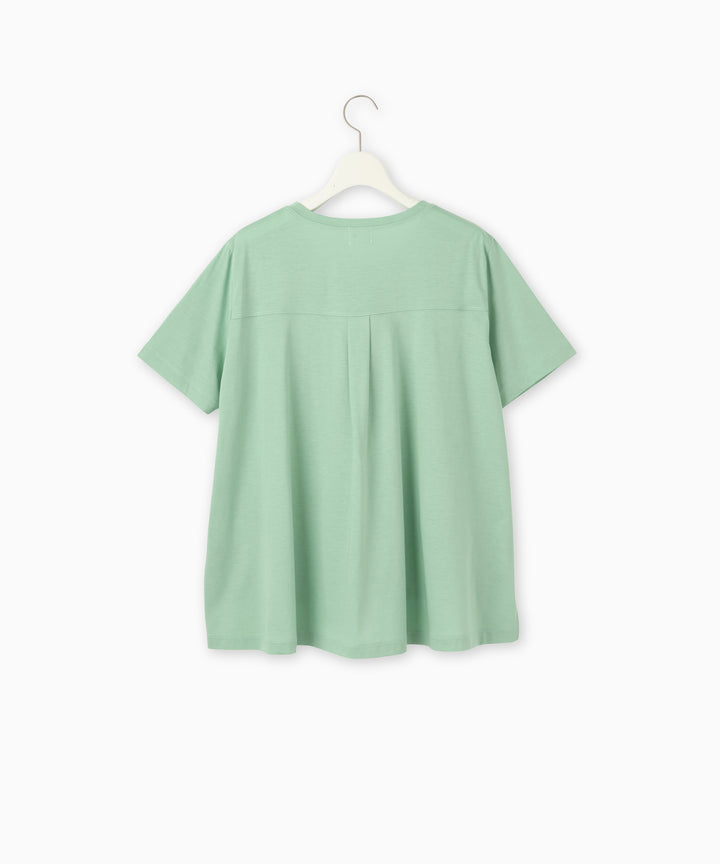 バックタックシンプルTシャツ