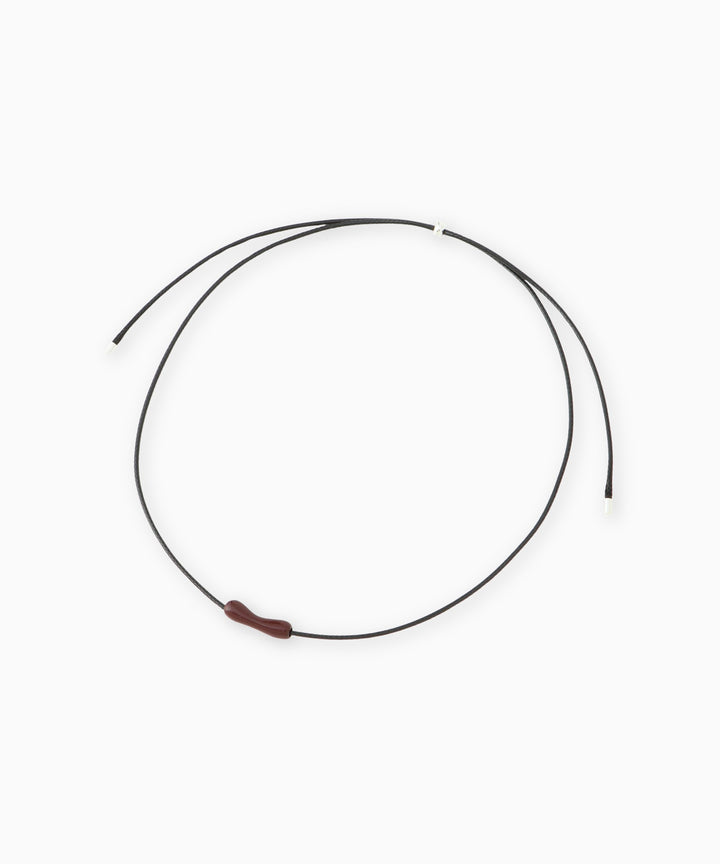 ビーズコードネックレス