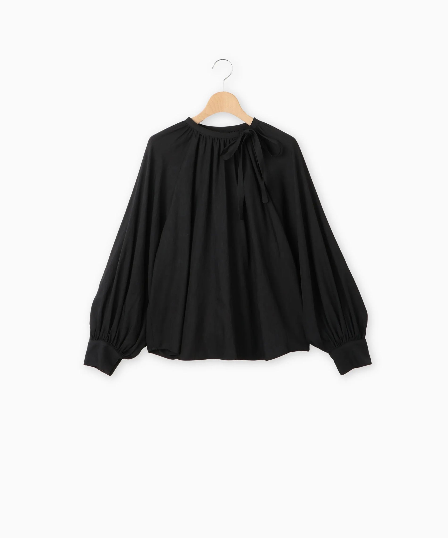 our 柔らかな透け感、リボンギャザーブラウス 柔らかな透け感、リボンギャザーブラウス – OURHOME